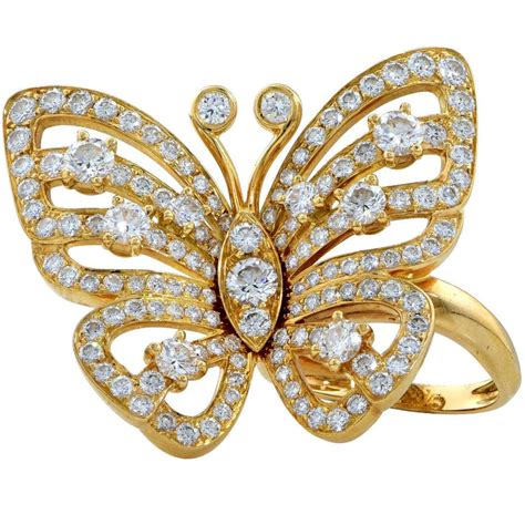 van cleef butterfly ring price